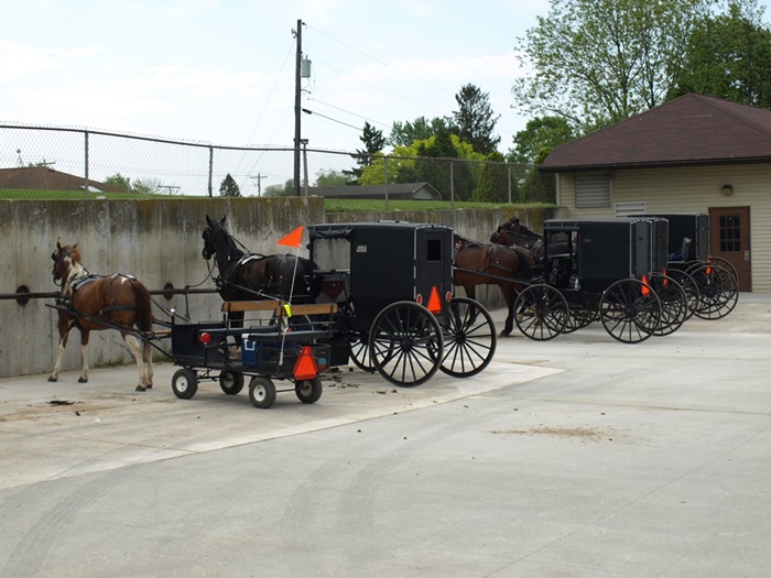 Amish Parkplatz